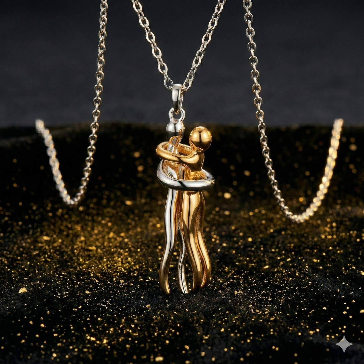 Collar Abrazo Eterno 💛 Para la hija amada que Dios sostiene con Su amor