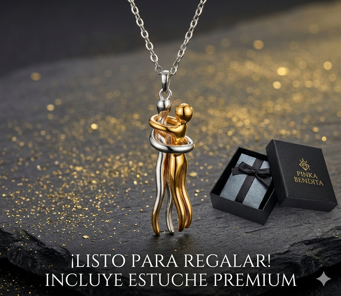 Collar Abrazo Eterno 💛 Para la hija amada que Dios sostiene con Su amor