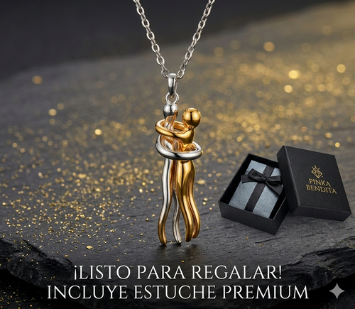 Collar Abrazo Eterno 💛 Para la hija amada que Dios sostiene con Su amor