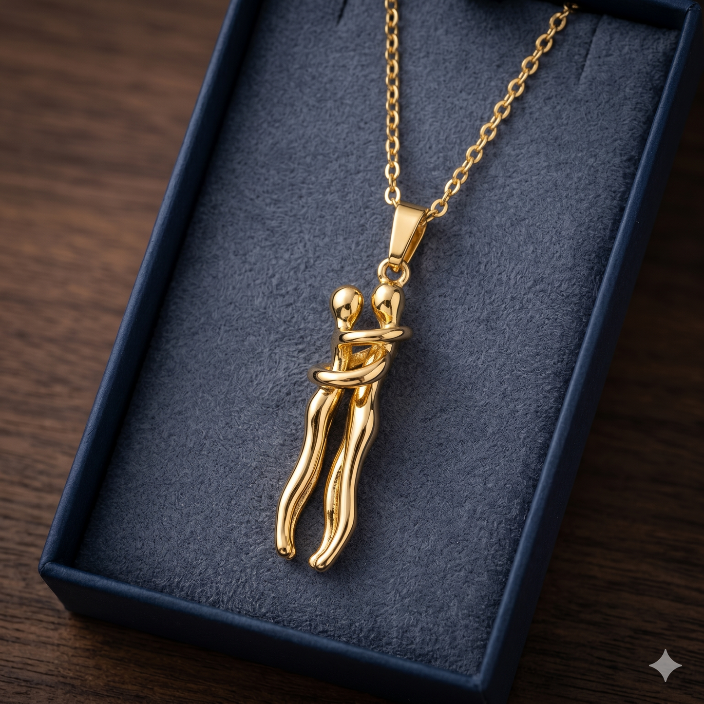 Collar Abrazo Eterno 💛 El Regalo Que Simboliza Un Amor Que Nunca Se Suelta.